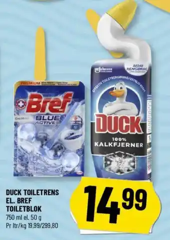 Løvbjerg Duck toiletrens el. bref toiletblok tilbud