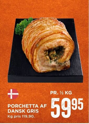 MENY Porchetta af dansk gris tilbud
