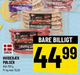 Løvbjerg Hvidebæk pølser tilbud