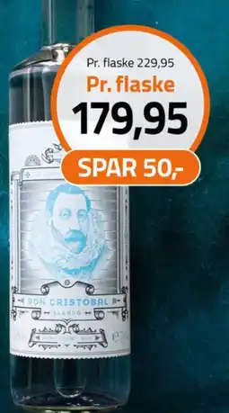 Vinspecialisten RON CRISTÓBAL Ron cristobal blanco tilbud