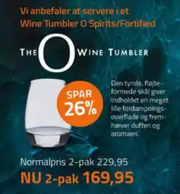 Vinspecialisten The o wine tumbler tilbud