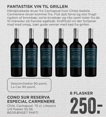 MENY Cono sur reserva especial carmenere tilbud