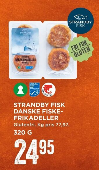 MENY Strandby fisk danske fiske­frikadeller tilbud