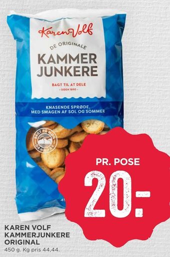 MENY Karen volf kammerjunkere original tilbud