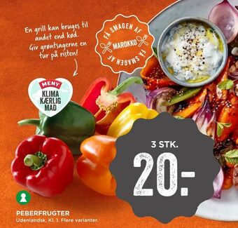 MENY Peberfrugter tilbud