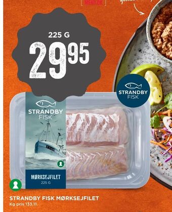 MENY Strandby fisk mørksejfilet tilbud