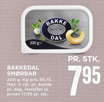 MENY Bakkedal smørbar tilbud