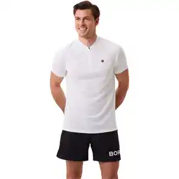 Sport 24 Björn Borg Ace Performance Zip Tennis Polo T-shirt Herre tilbud