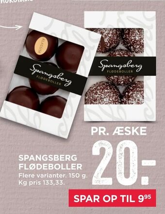 MENY Spangsberg flødeboller tilbud