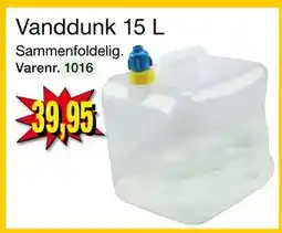 Harald Nyborg Vanddunk 15 L tilbud