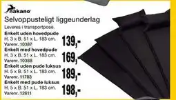 Harald Nyborg Selvoppusteligt liggeunderlag tilbud