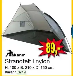 Harald Nyborg Strandtelt i nylon tilbud