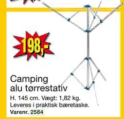 Harald Nyborg Camping alu tørrestativ tilbud
