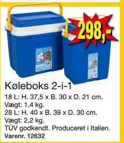 Harald Nyborg Køleboks 2-i-1 tilbud