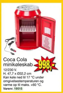 Harald Nyborg Coca Cola minikøleskab tilbud