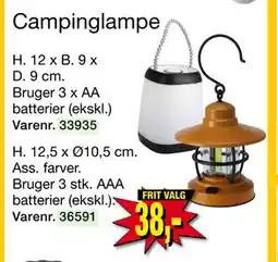 Harald Nyborg Campinglampe tilbud