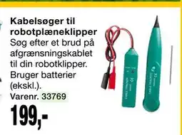 Harald Nyborg Kabelsøger til robotplæneklipper tilbud