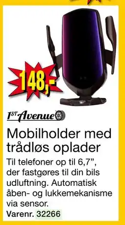 Harald Nyborg Mobilholder med trådløs oplader tilbud