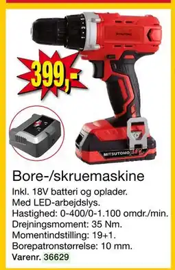Harald Nyborg Bore-/skruemaskine tilbud