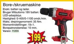 Harald Nyborg Bore-/skruemaskine tilbud