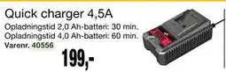 Harald Nyborg Quick charger 4,5A tilbud