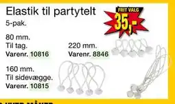 Harald Nyborg Elastik til partytelt tilbud