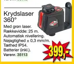 Harald Nyborg Krydslaser 360° tilbud