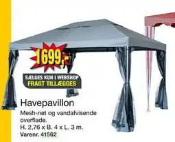 Harald Nyborg Havepavillon tilbud