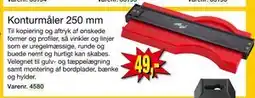 Harald Nyborg Konturmåler 250 mm tilbud