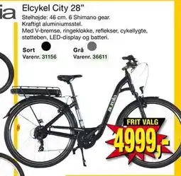 Harald Nyborg Elcykel City 28” tilbud
