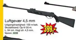 Harald Nyborg Luftgevær 4,5 mm tilbud