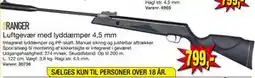 Harald Nyborg Luftgevær med lyddæmper 4,5 mm tilbud