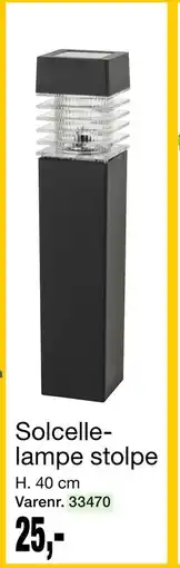 Harald Nyborg Solcellelampe stolpe tilbud