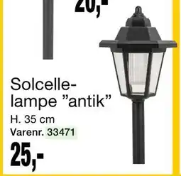 Harald Nyborg Solcellelampe ”antik” tilbud