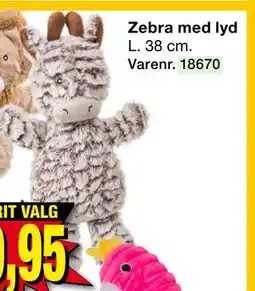Harald Nyborg Zebra med lyd tilbud
