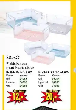 Harald Nyborg Foldekasse med klare sider tilbud