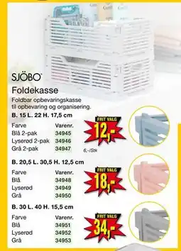 Harald Nyborg Foldekasse tilbud