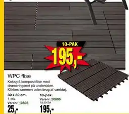 Harald Nyborg WPC flise tilbud