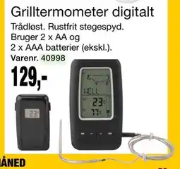 Harald Nyborg Grilltermometer digitalt tilbud
