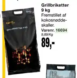 Harald Nyborg Grillbriketter 9 kg tilbud