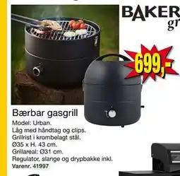 Harald Nyborg Bærbar gasgrill tilbud