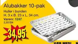 Harald Nyborg Alubakker 10-pak tilbud