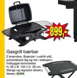 Harald Nyborg Gasgrill bærbar tilbud