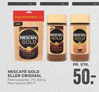 MENY Nescafé gold eller original tilbud