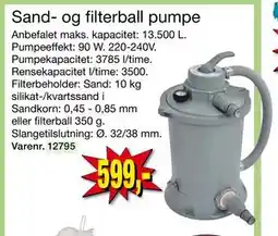 Harald Nyborg Sand- og filterball pumpe tilbud