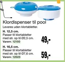 Harald Nyborg Klordispenser til pool tilbud
