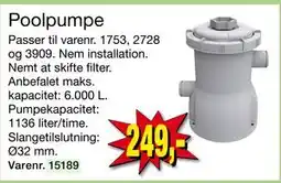 Harald Nyborg Poolpumpe tilbud