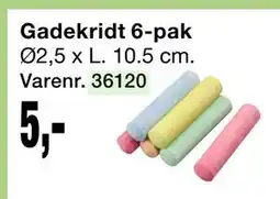 Harald Nyborg Gadekridt 6-pak tilbud