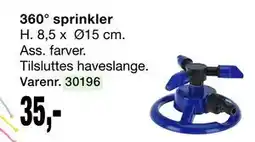 Harald Nyborg 360° sprinkler tilbud