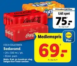 Lidl Sodavand tilbud